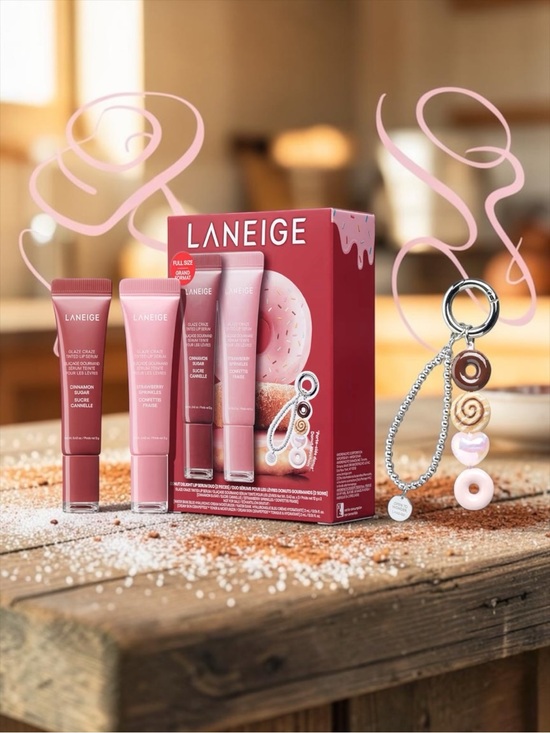 LANEIGE Other - Limited Edition Laneige Donut Delight Set w/ Keychain - Full Size